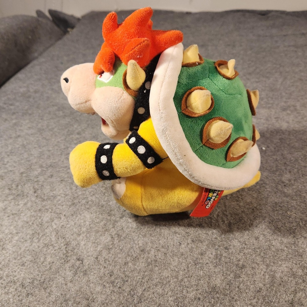 Super Nintendo World Bowser Plush Stuffed Toy Mario Universal Studios Theme Park - Picture 5 of 10
